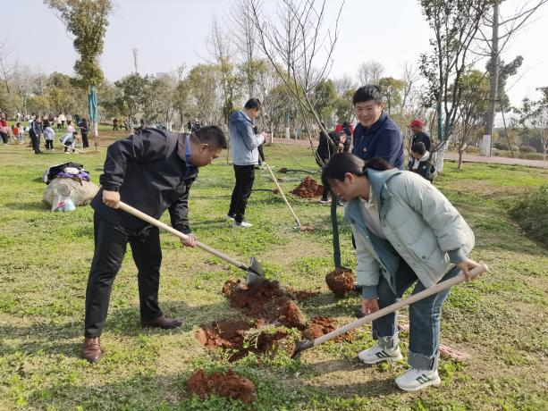 中欧网页版登录入口党支部开展“党建引领生态美，绿润南昌景更新”主题党日活动